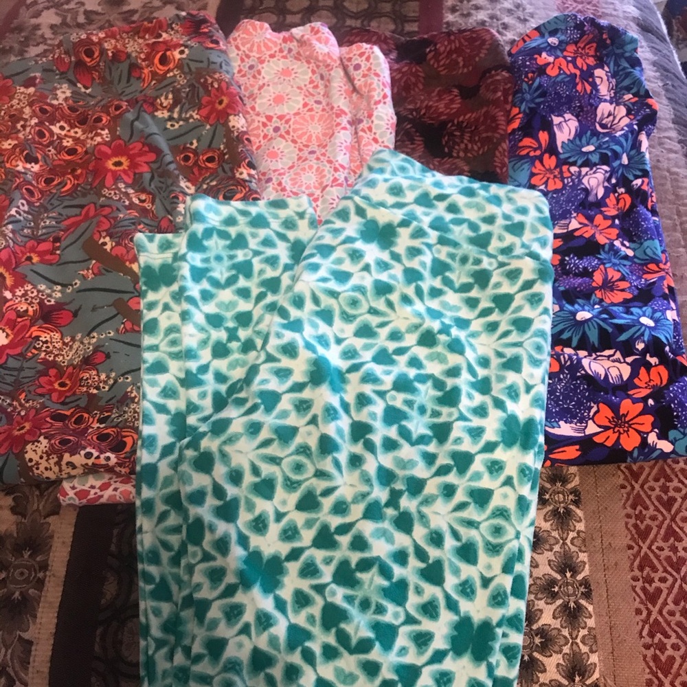 Lot of Size OS Luelaroe leggings